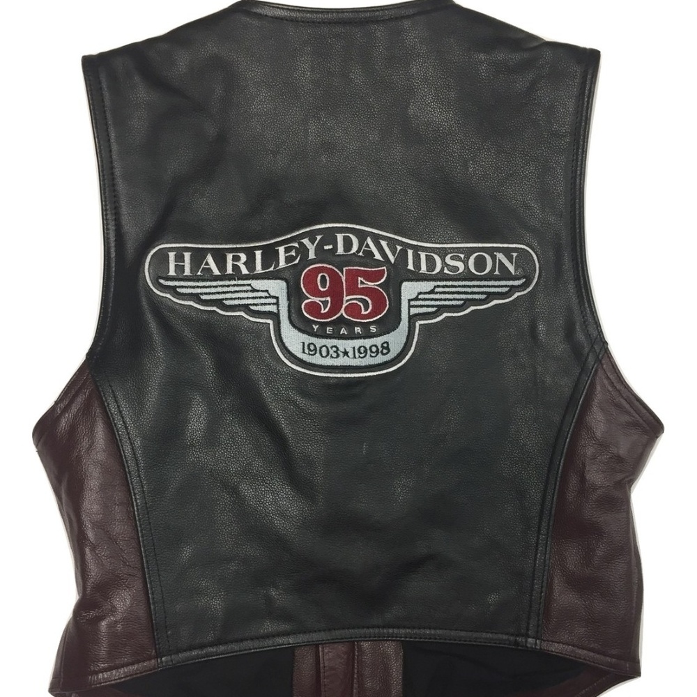 105th Anniversary Leather Motorcycle Vest – Laced Side Classic Edition main image 0